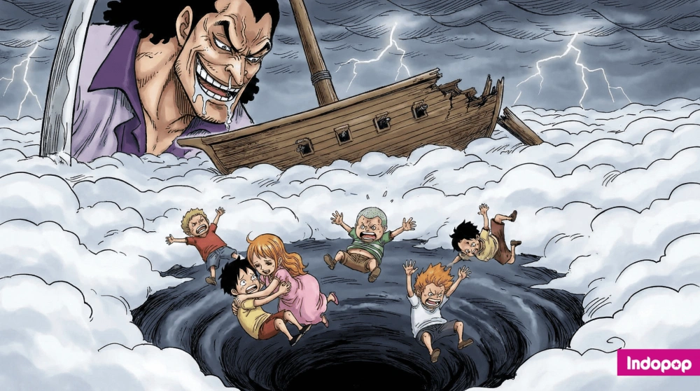 Ilustrasi Panel Manga One Piece Chapter 1175 [Sumber: Indopop]