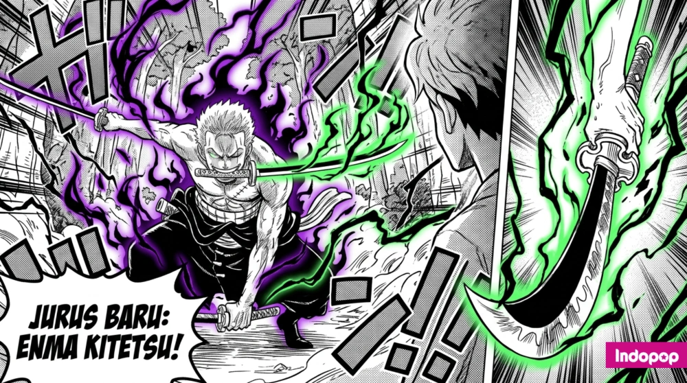 Ilustrasi Panel Manga One Piece Chapter 1177. (Indopop)