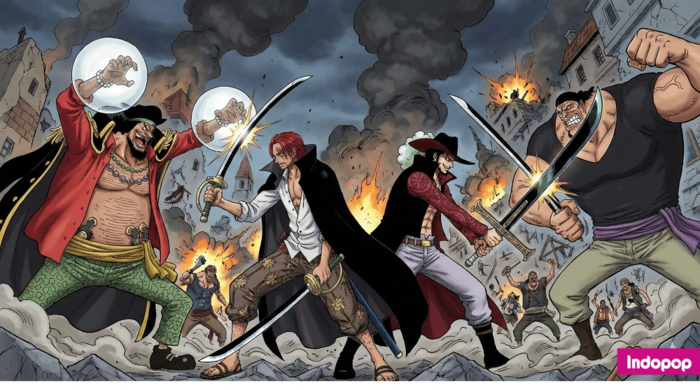 Ilustrasi Panel Teori One Piece Chapter 1172 Part 1 [Sumber: Indopop]