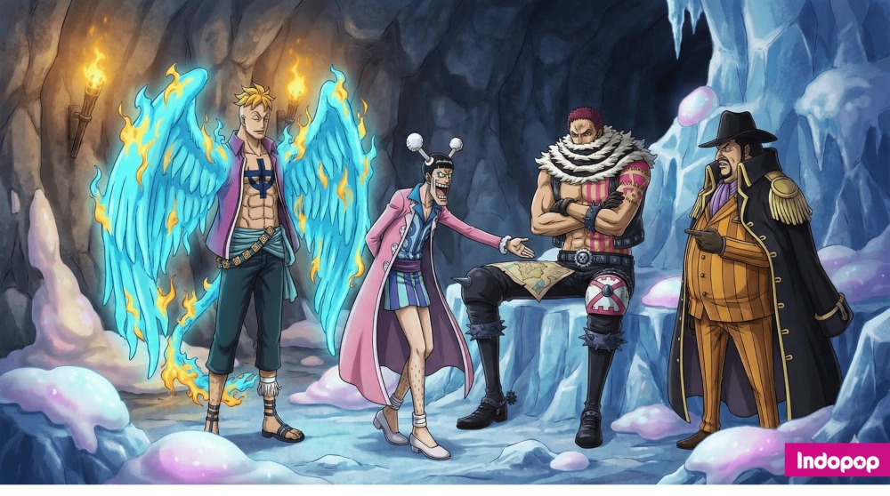 Ilustrasi Panel Teori One Piece Chapter 1172 Part 1 [Sumber: Indopop]