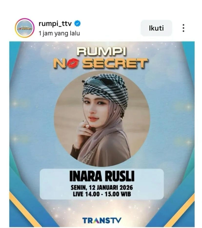 Inara Rusli Batal Diundang Acara Rumpi Instagram