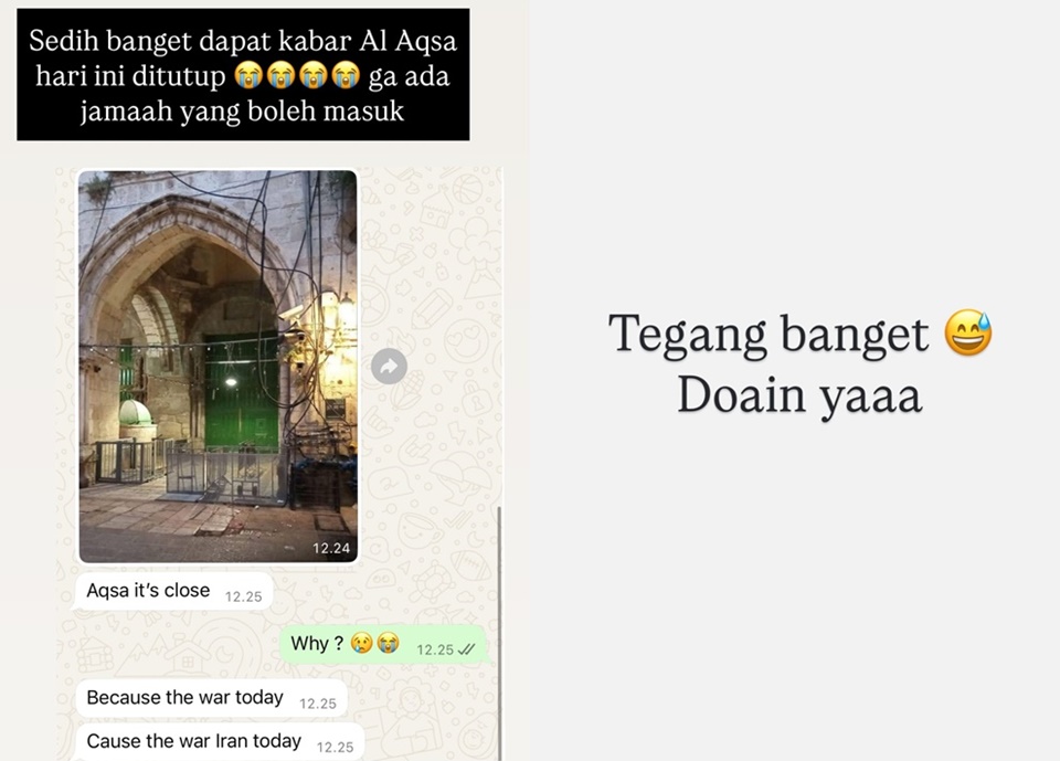 Indadari Update Aksi March to Gaza [Instagram]