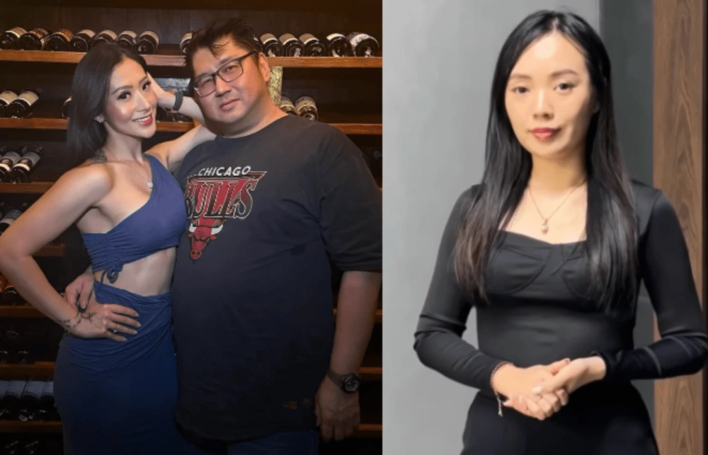 Influencer Shelley Soju (Kiri) bongkar perempuan diduga pelakor yang goda suaminya (kanan). [Sumber:Instagram]