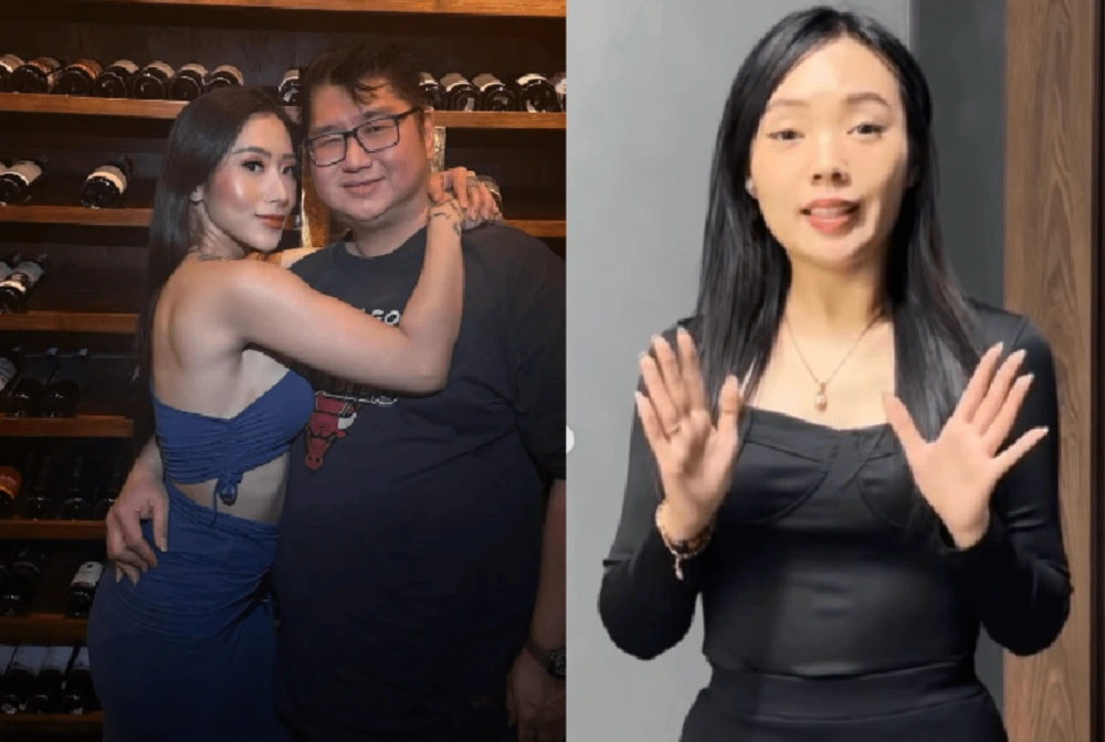 Influencer Shelley Soju (Kiri) bongkar perempuan diduga pelakor yang goda suaminya (kanan). [Sumber:Instagram]