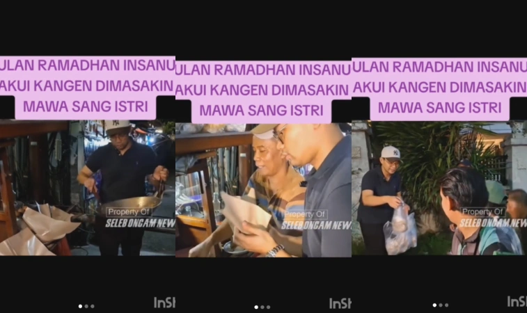 Insanul Fahmi Berbagi Makanan Sahur [Sumber: Instagram]