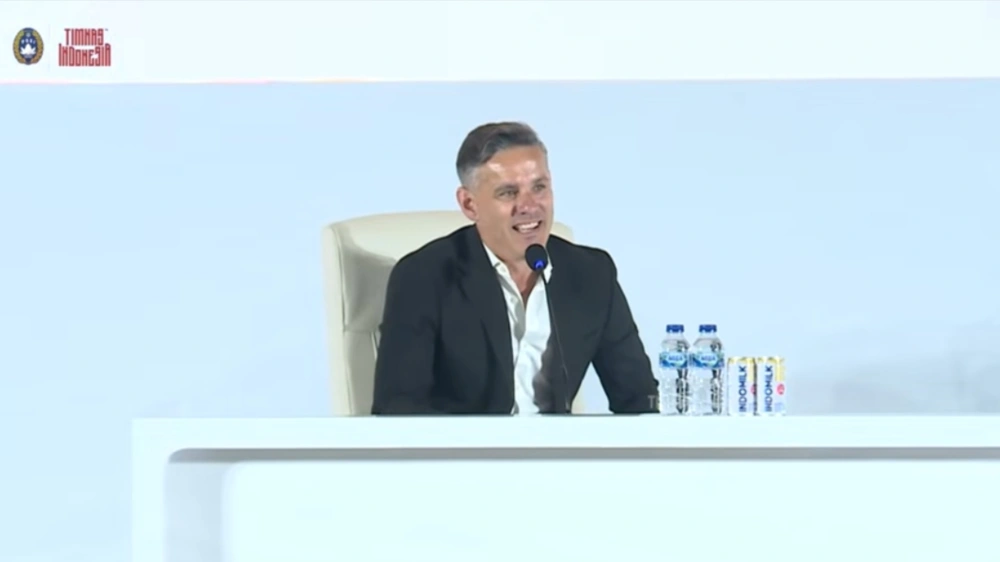 John Herdman diperkenalkan PSSI. [YouTube PSSI TV]