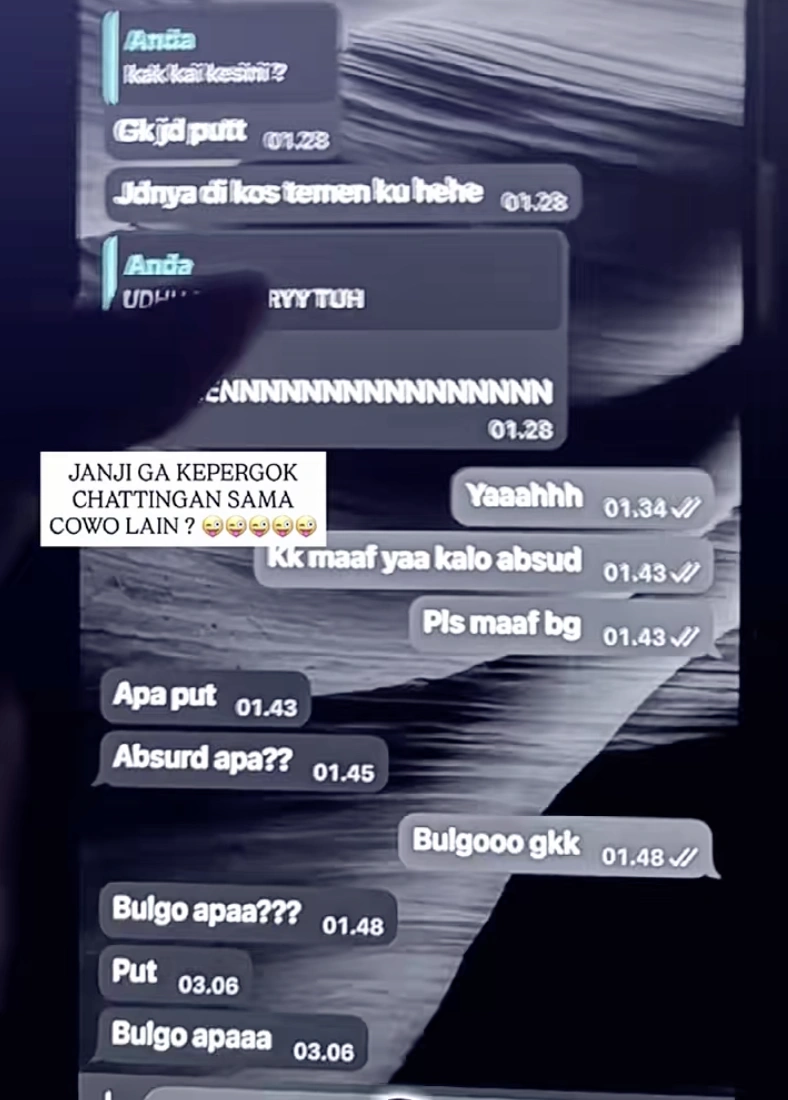 Isi Chat Saput Dan Kai. [TikTok]