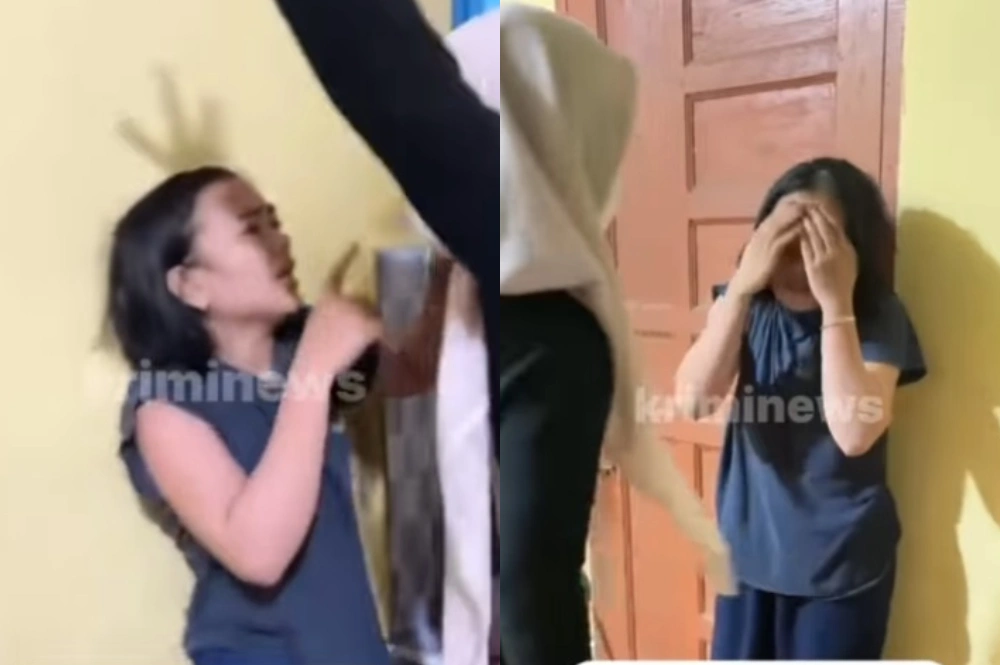 Detik-Detik Istri Sah Labrak Pelakor, Olesi Cabai ke Daerah Sensitif