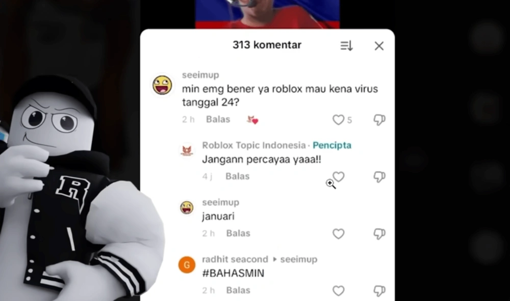 Isu Virus Lua Serang Roblox 24 Januari 2026. [Youtube/Roblox Topic Indonesia]