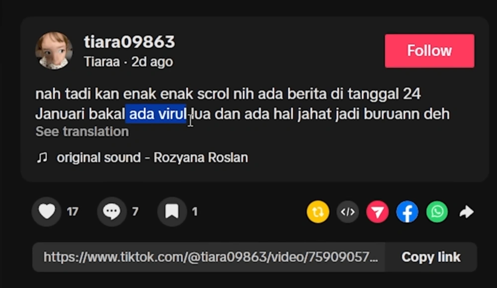 Isu Virus Lua Serang Roblox 24 Januari 2026. [Youtube/Roblox Topic Indonesia]
