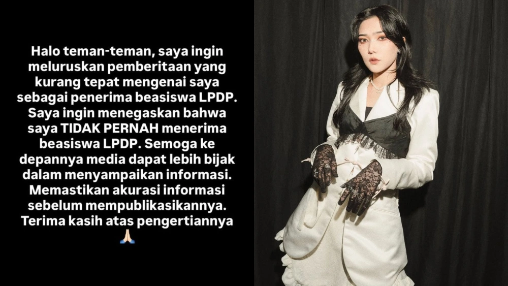 Klarifikasi Isyana Sarasvati soal beasiswa LPDP. [Instagram]