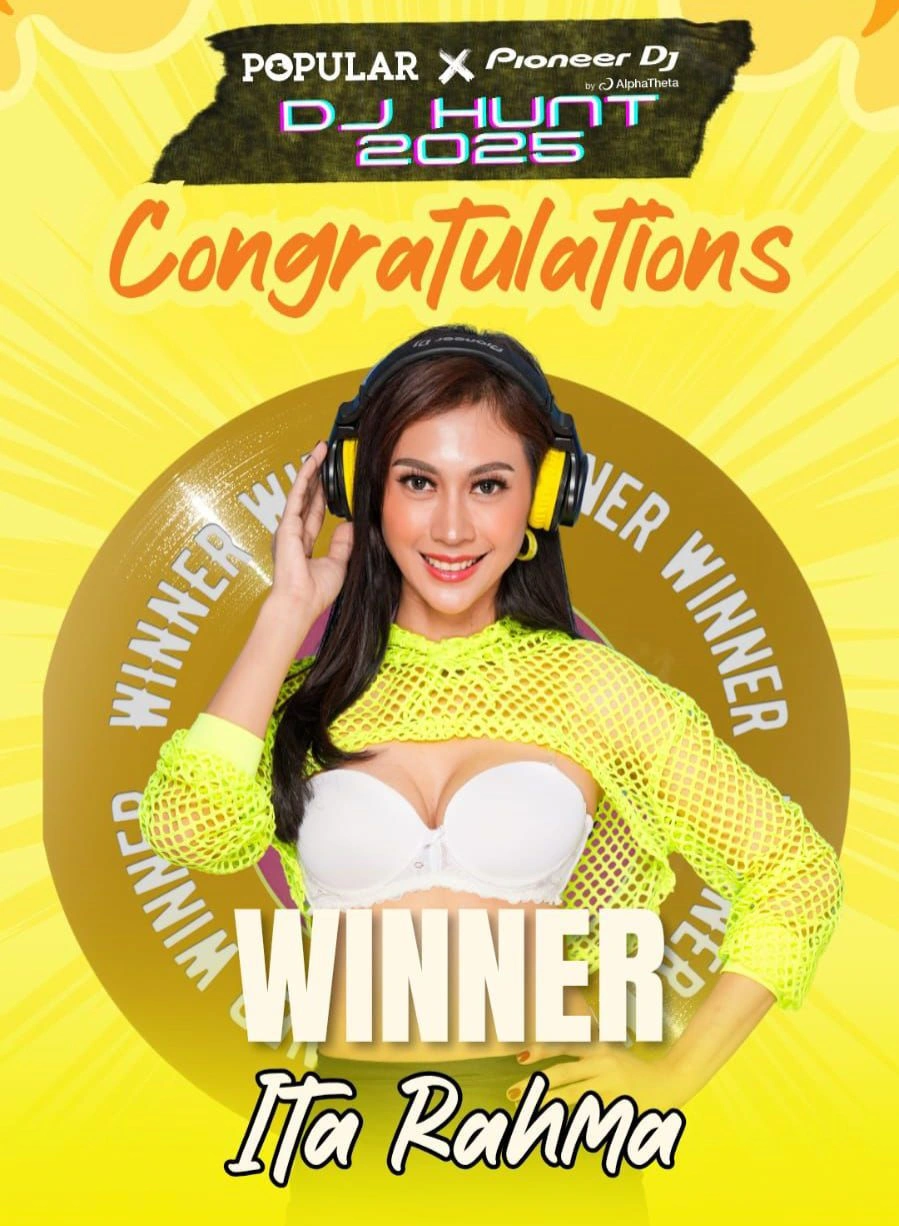 Ita Rahma Juara 1 Popular Dj Hunt 2025 [Dok Pribadi]