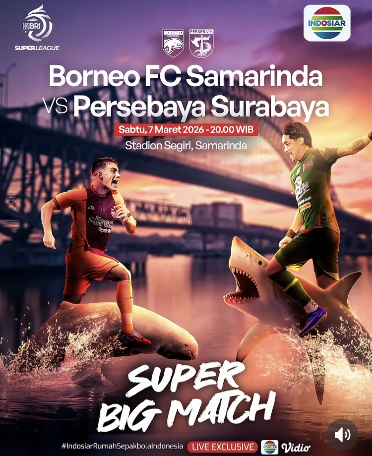 Jadwal Borneo Fc Vs Persebaya [Tiktok]