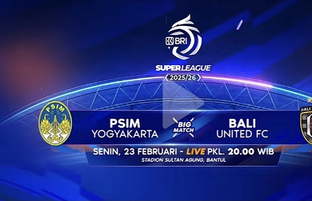 Jadwal Bri Super League 23 Februari 2026 [Tiktok]