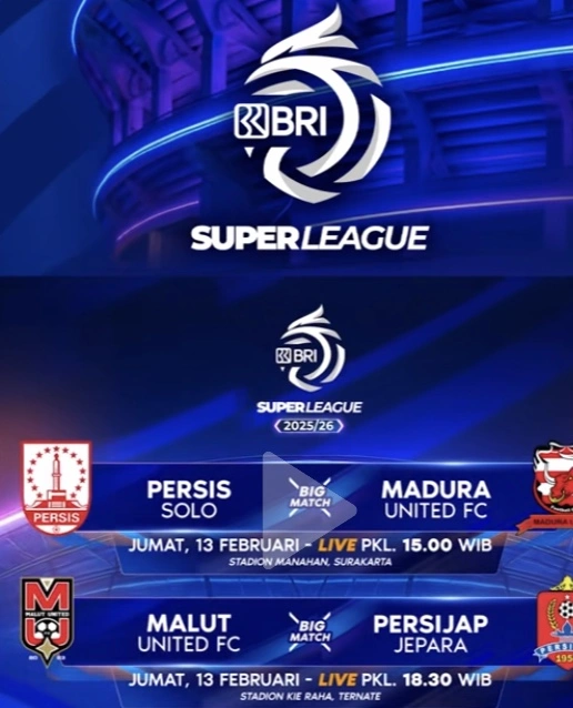 Jadwal Bri Super League Pekan Ke 21 [Tiktok]