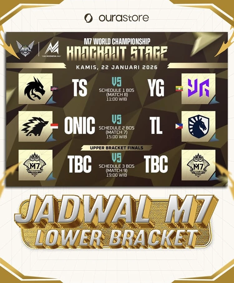 Jadwal Lower Bracket M7 Mlbb 1 [Instagram{