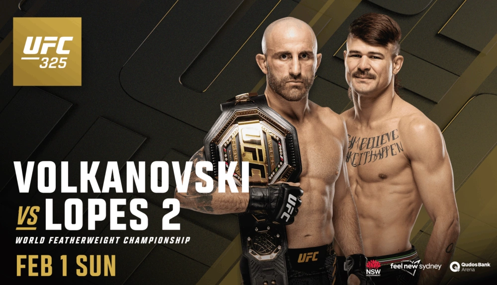 Jadwal UFC 325. [Instagram]