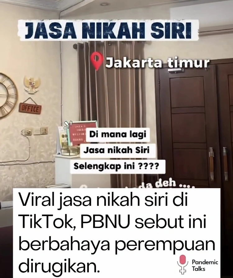 Jasa Nikah Siri Di Jakarta Timur (Instagram)