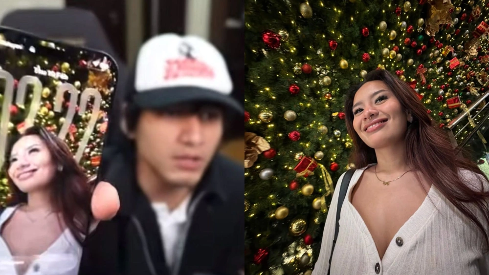 Momen Jefri Nichol spill wallpaper handphone-nya yang ternyata Zahwa Massaid. [Instagram]