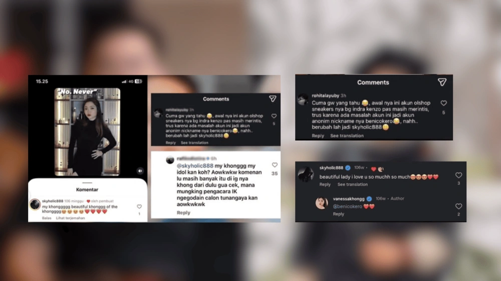 Jejak Digital Skyholic888 Yang Berhasil Ditemukan Netizen [Sumber: Instagram]