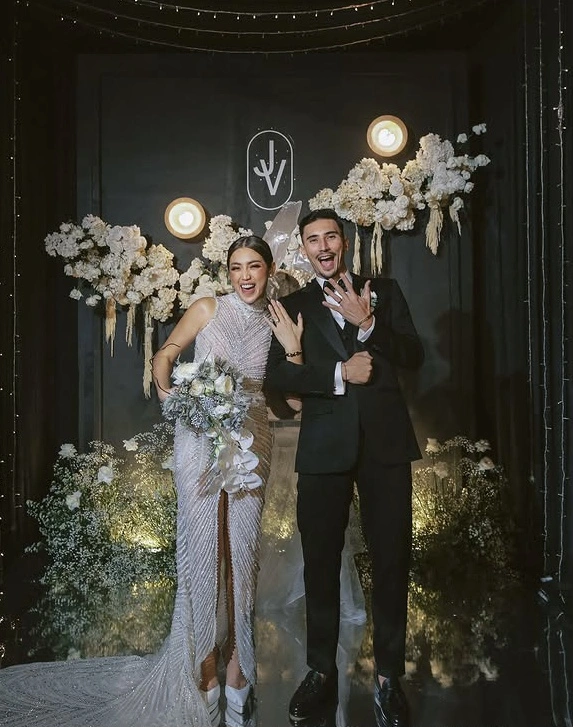 Jessica Iskandar Dan Vincent Verhaag Saat Menikah [Instagram]
