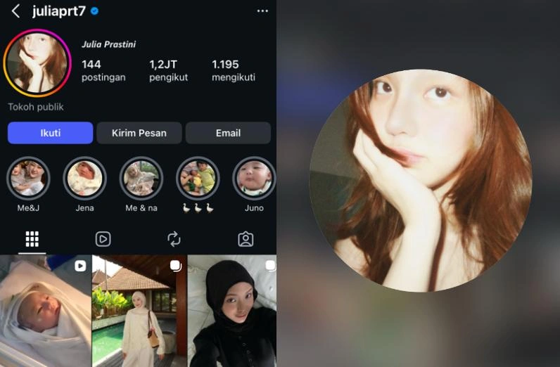 Jule Ganti Foto Profil Menjadi Tidak Berhijab Sumber Tiktok Dan Instagram