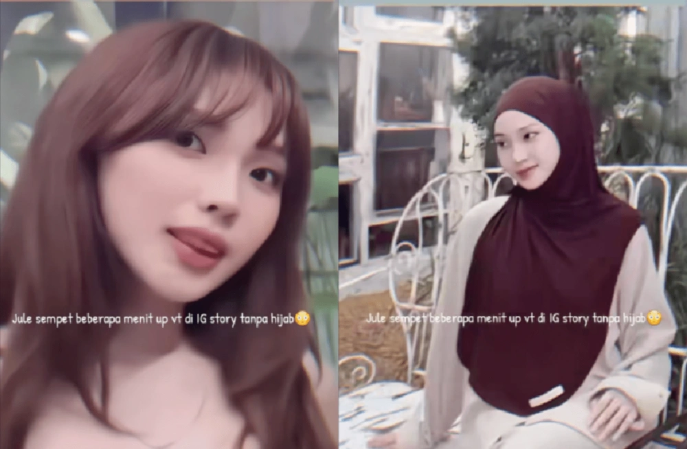 Jule muncul tanpa hijab di IG Story. [Instagram]