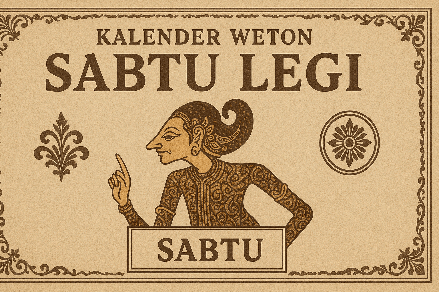 Kalender Jawa Weton Sabtu Legi 6 September 2025, Hari Baik untuk Meraih Keberhasilan