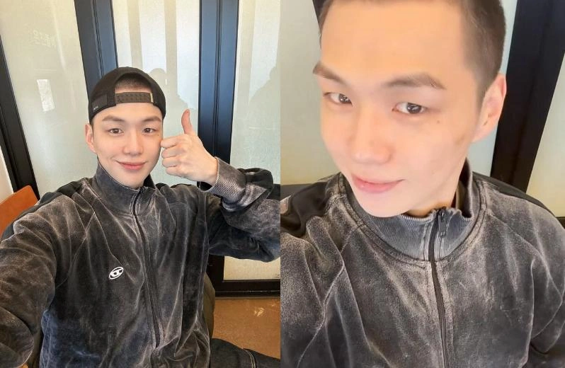 Kang Daniel saat mau berangkat wajib militer. [Instagram]