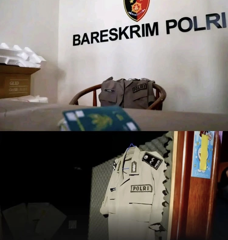 Kantor Dan Seragam Polri Palsu Di Kamboja [Instagram]