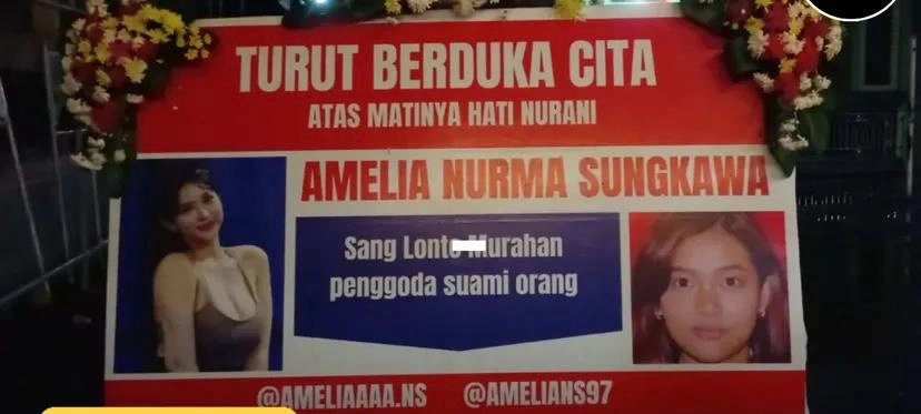 Karangan Bunga Dari Istri Sah Untuk Pelakor Instagram