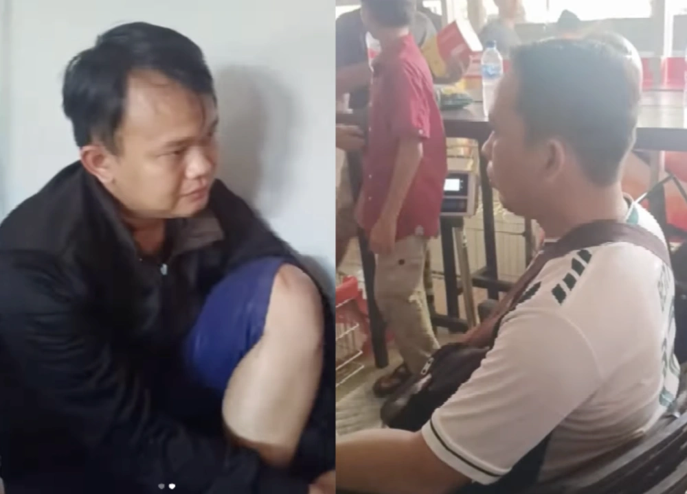 Karyawan Minimarket Pasrah Melihat Toko Mereka Dijarah. [Instagram]