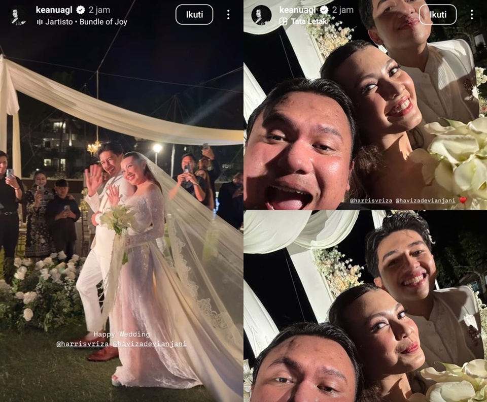 Keanu Angelo di Pernikahan Harris Vriza dan Haviza Devi Anjani [Instagram]