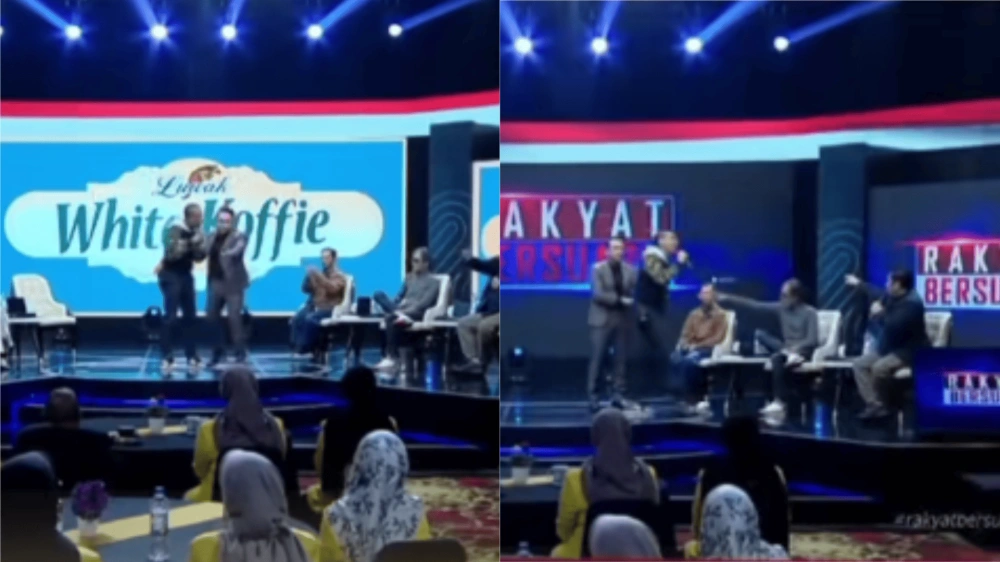 Kejadian Di Talkshow Rakyat Bersuara Yang Disiarkan Oleh Inews [Sumber: Tiktok]