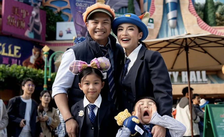 Keluarga Chelsea Olivia dan Glenn Alinskie. [Instagram]