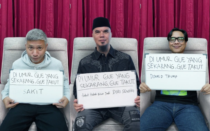 Ketakutan Gading Marten Ahmad Dhani Dan Gofar Hilman [Sumber: Instagram]