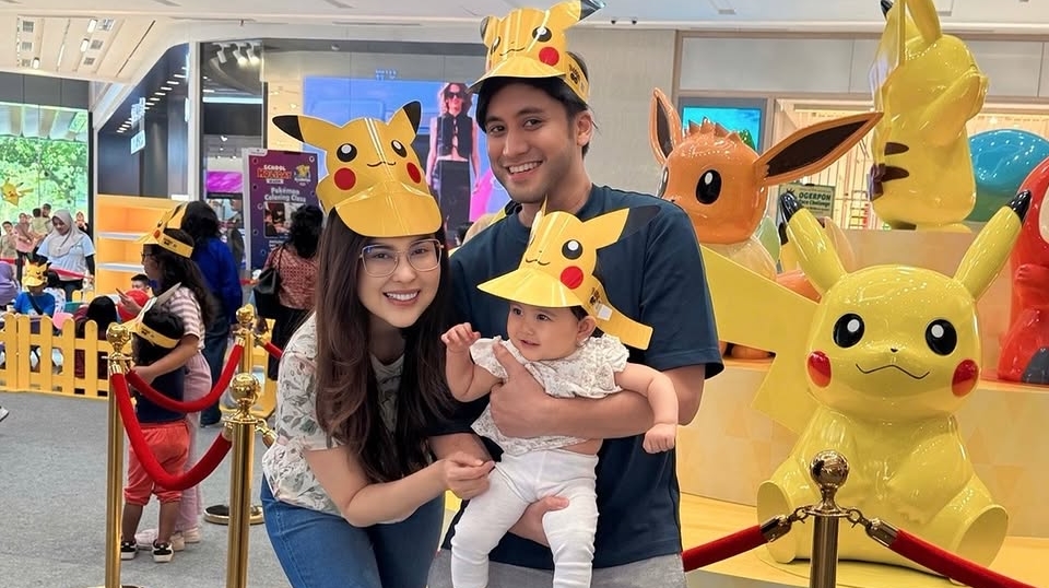 Gemas! Kimova Putri Kevin Aprilio dan Vicy Melanie Tertarik dengan Harpa