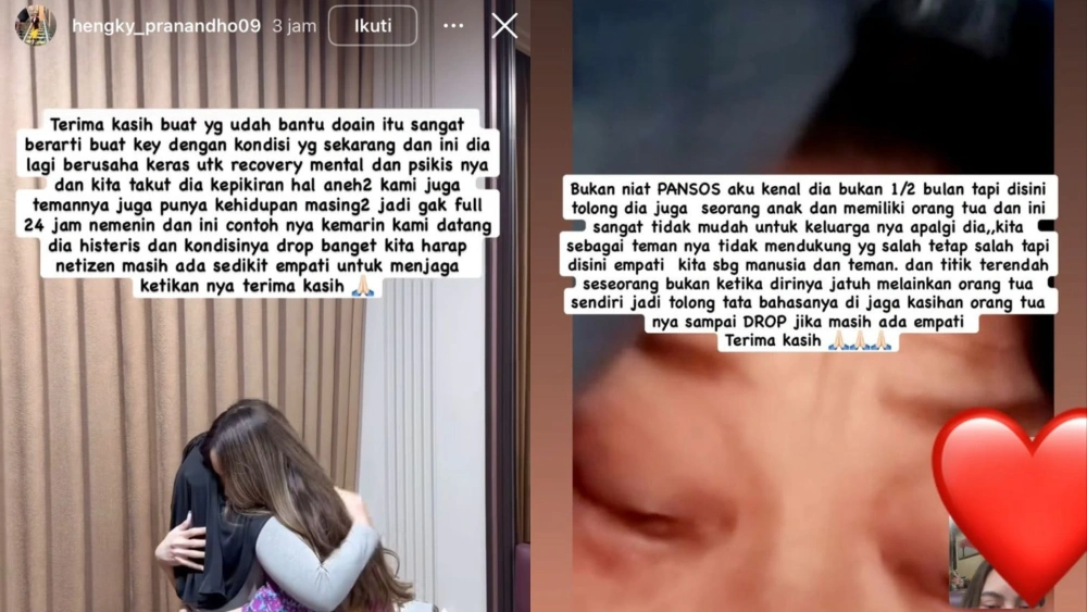 Kondisi Keyndah kini yang diunggah sahabatnya. [Instagram]