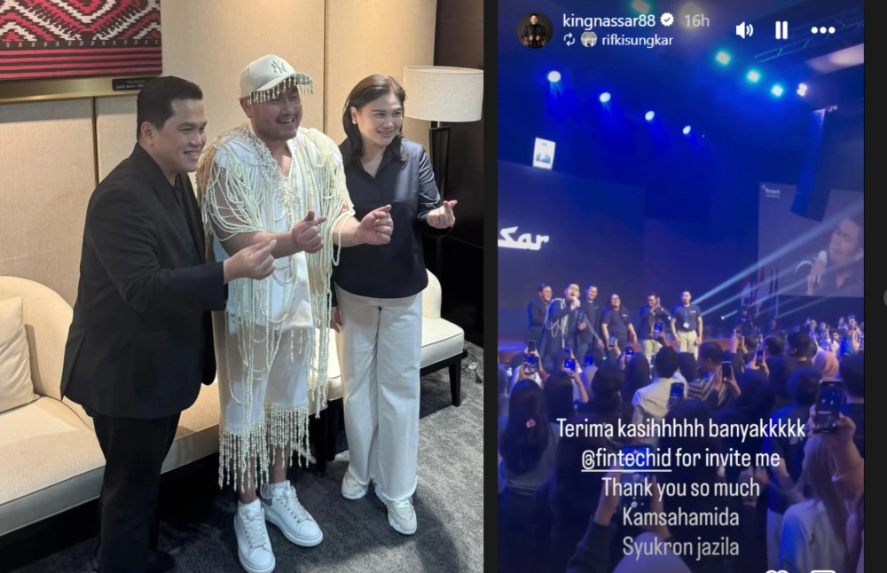 King Nassar Konser Diundang Erick Thohir [Sumber: Instagram]