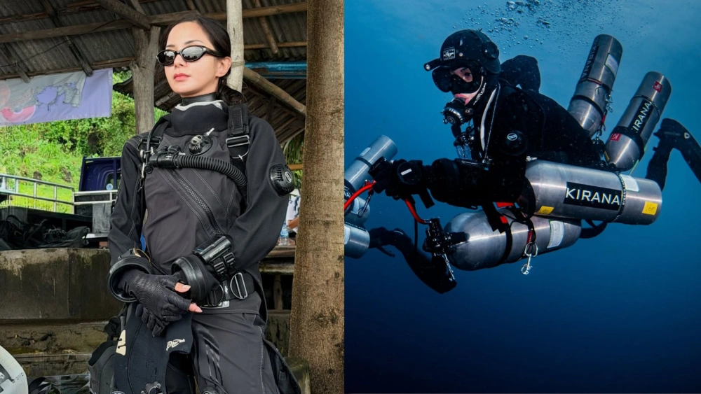 Kirana Larasati berhasil menyelam mencapai kedalaman 127 meter. [Instagram]