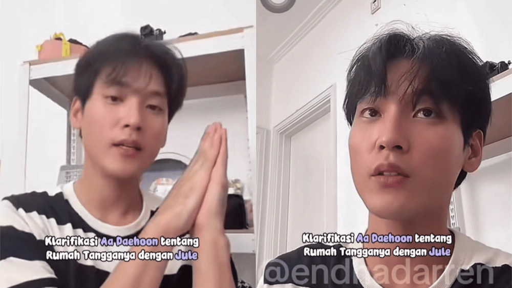 Klarifikasi Daehoon Saat Live Streaming Di Akun Tiktoknya [Sumber: Tiktok]