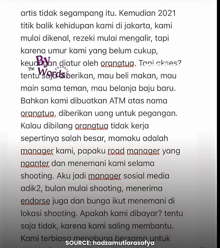 Klarifikasi Hadza Mutiara Sofya 3 [Tiktok]