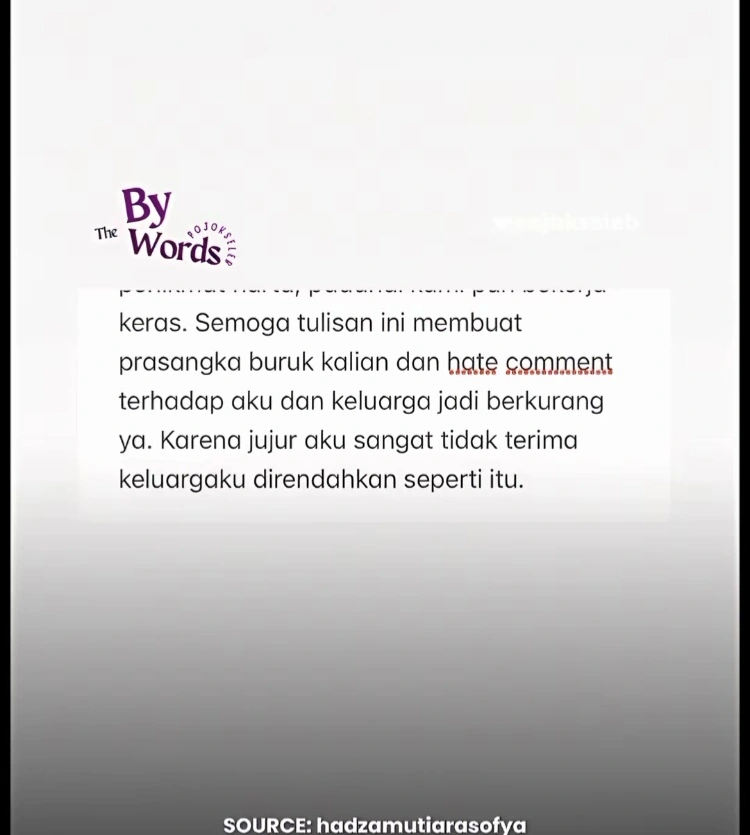 Klarifikasi Hadza Mutiara Sofya 5 [Tiktok]