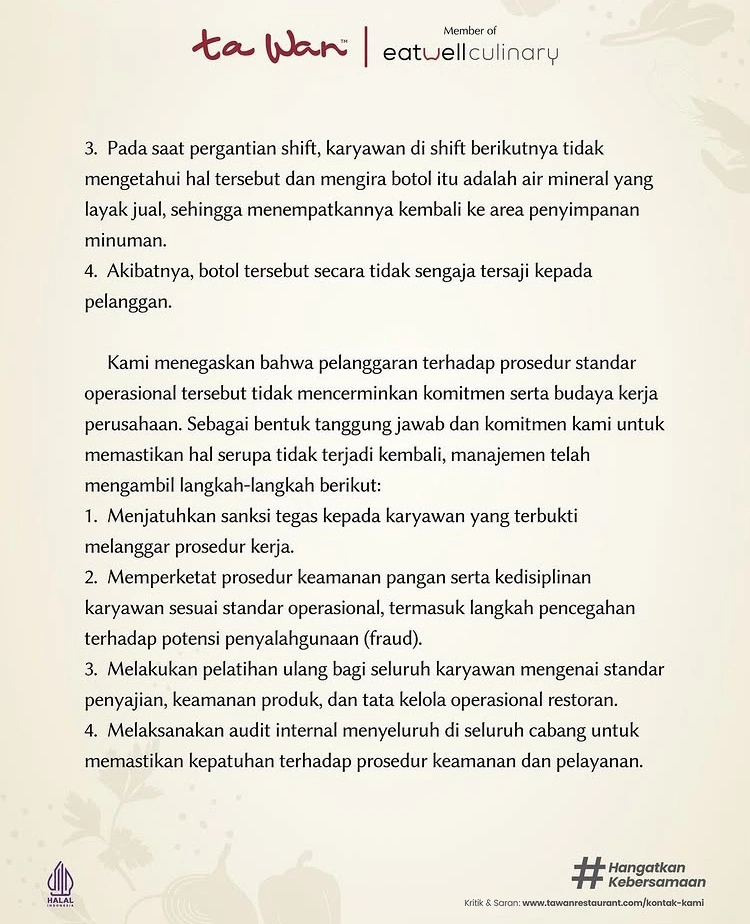 Klarifikasi Ta Wan Bali 2 (Instagram)