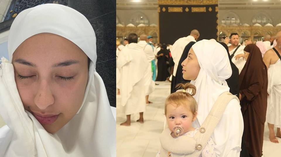 4 Potret Jennifer Coppen Umrah Bareng Kamari, Rasakan Kehadiran Mendiang Papa Dali