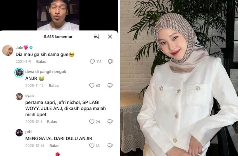 Komenan Jule Di Postingan Jefri Nichol Tiktok