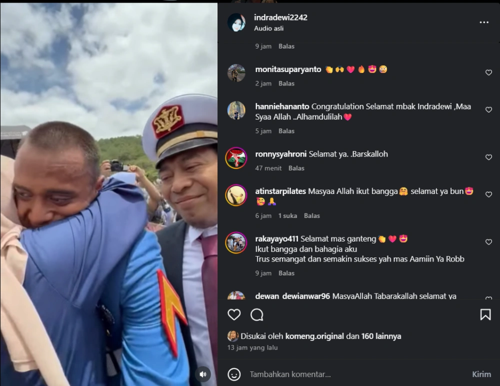 Komeng Bangga Anaknya Lulus Prabhatar Akmil Cc Instagram