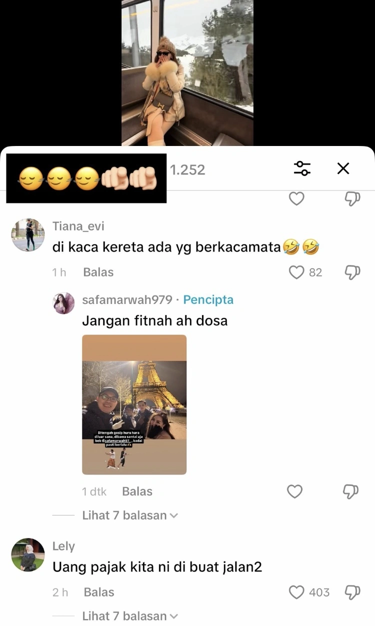 Komentar Netizen Di Medsos Safa Marwah [Instagram]