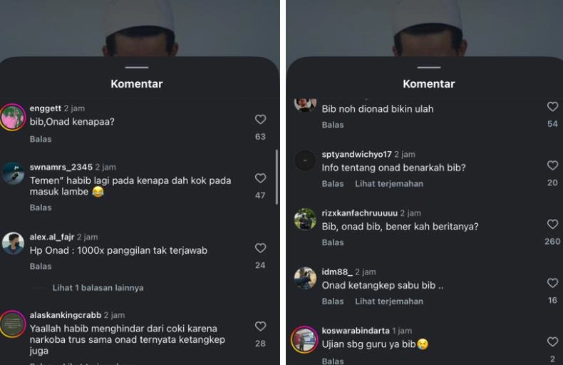 Komentar Netizen Soal Onad