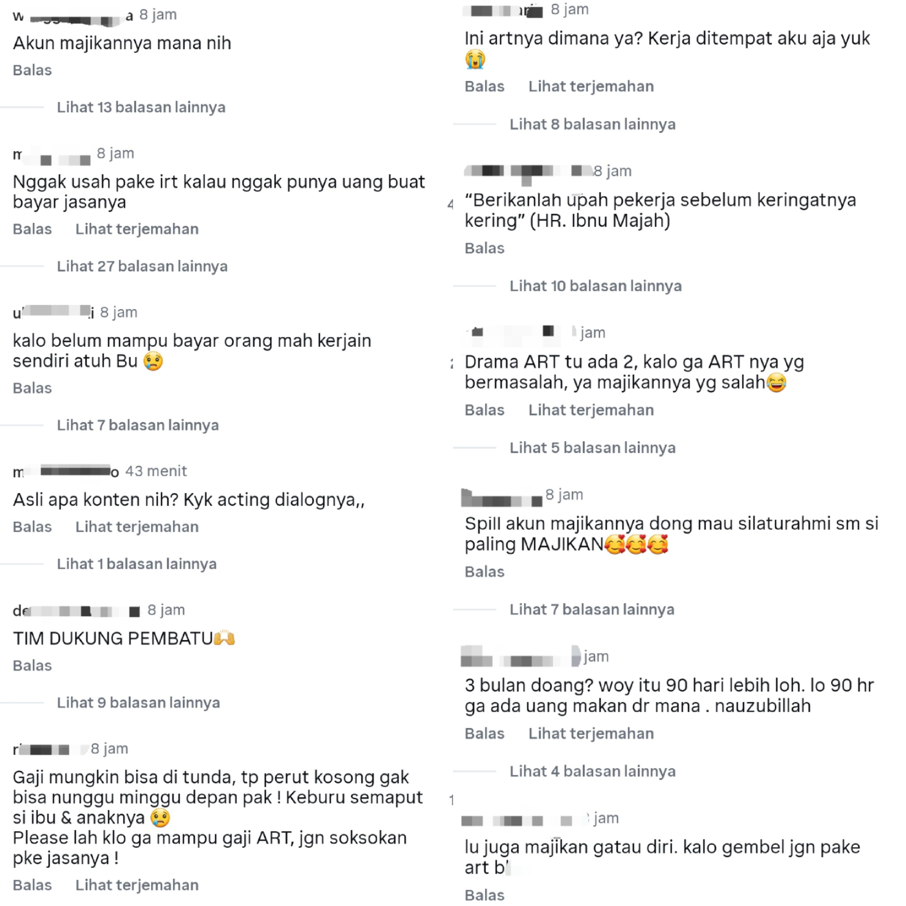 Komentar Netizen Unggahan Instagram Pembasmi Kehaluan Reall